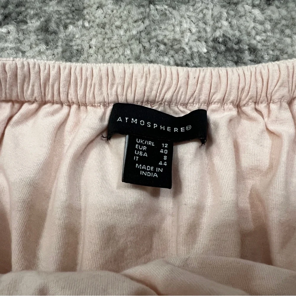 Light Pink Crochet Cropped Tube Top - Picture 6 of 8